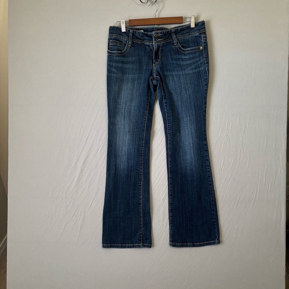 Decree Women's Dark Blue Flare Jeans